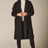 Cappotti E Giacche Blue Sand | Cappotto Lungo A Vestaglia Boucle